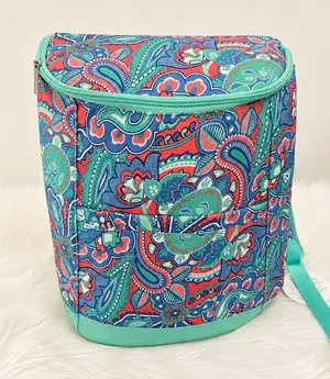 Viv & Lou Paisley Insulated Backpack Cooler NWT thumbnail 1