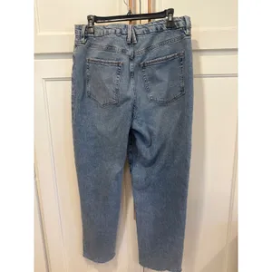 Good American Good Straight High Rise Raw Hem Jeans casual size 10/30 Preppy thumbnail 6