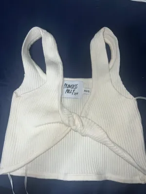 Princess Polly White Tank thumbnail 1