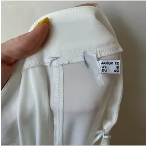 Princess Polly White Wide Leg High Waist Pants 8 thumbnail 4