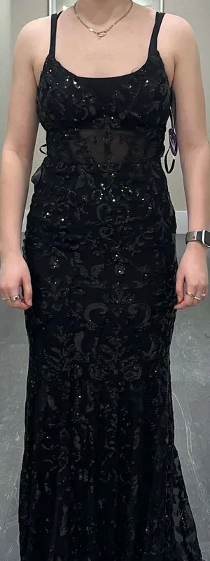 Windsor Black Prom Dress thumbnail 3