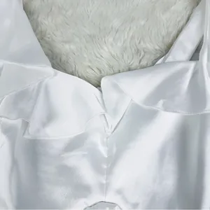 SHOW ME YOUR MUMU‎ Reese White Ruffle Dress Size 1X Bridal Shower Beach Wedding thumbnail 5
