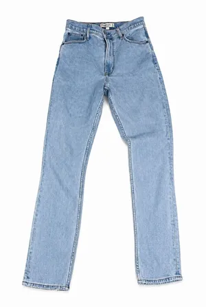 Abercrombie & Fitch 90s Slim Straight Ultra High Rise Light Washed Jeans 27/4 thumbnail 1