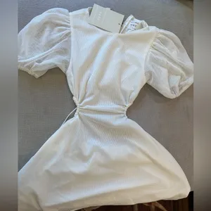 Sabo Skirt -Anabelle Cutout Dress size XS COLOR WHITE thumbnail 5