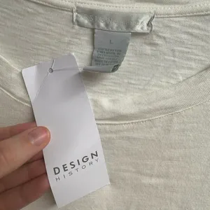 NWT Design History 100% Cotton Ivory Blouse Size Large thumbnail 3