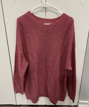 NWT Sonoma Pink Crew Neck Sweater thumbnail 1