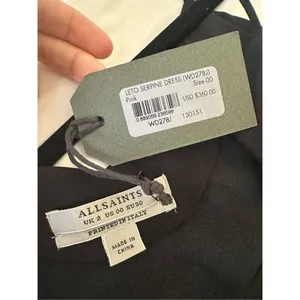 NWT AllSaints Womens Grey Leto Serpine Dress Size 00 thumbnail 9