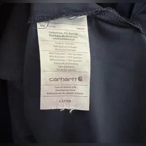Carhartt Navy Blue Scrub Top XL Utility‎ V-Neck thumbnail 6