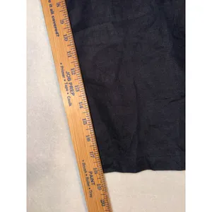 Anthropologie Pleated Culotte Trousers Black 100% Linen Wide Leg Cropped NWT Med thumbnail 10