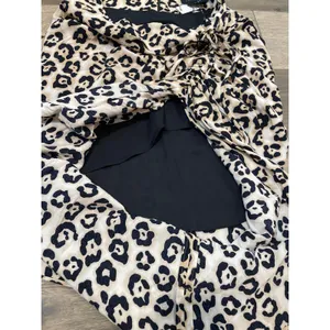 Sanctuary NWT Size S Animal Print Asymmetrical High Low Maxi Skirt thumbnail 8