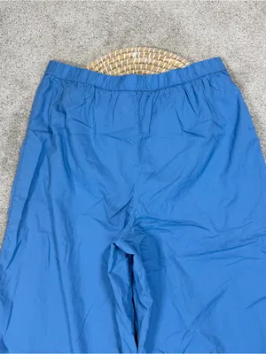American Eagle Women’s Super Wide Leg Crop Pants Pull On in Blue XL thumbnail 5
