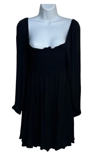 Abercrombie & Fitch‎ long sleeve black dress medium thumbnail 1