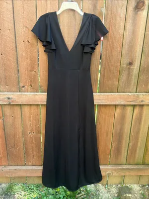 Birdy Grey Hannah Black Maxi Length Dress Size Small thumbnail 7