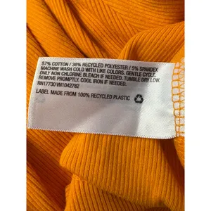 NWT Wild Fable Orange Ribbed Spaghetti‎ Strap Mini Dress Size S thumbnail 6