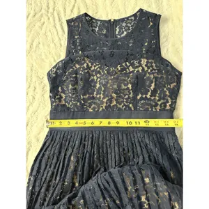 Eliza J Size 8 Navy Lace Dress Sleeveless Wedding Guest Cocktail Party Dress thumbnail 7