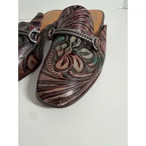 Patricia Nash Leather Slip On Mules Womens Size 6 thumbnail 10
