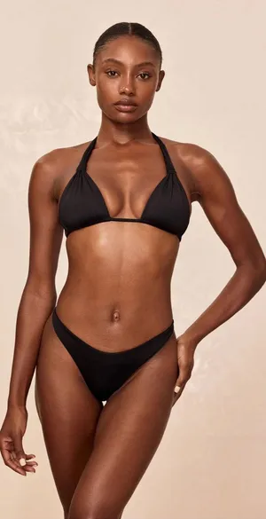 Monday swimwear black bikini Size L thumbnail 1