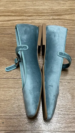 ZARA flat velvet ballet shoes thumbnail 3