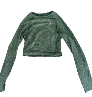 Gymshark Green Crop Top thumbnail 1