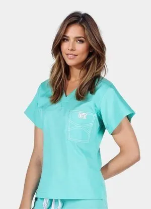 Blue sky scrub set thumbnail 2