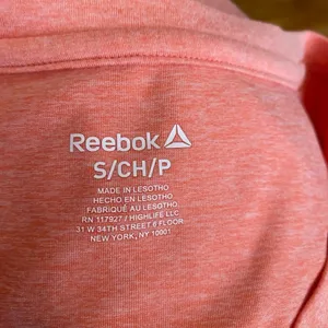 Reebok Women's Pink Long Sleeve Workout Top Size S thumbnail 7