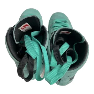 Puma Suede Classic Mid High Top Sneakers Mint Tiffany Blue Black Womens Size 8 thumbnail 13