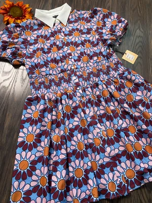 Unique Vintage NTAGE SMAK PARLOUR Flower Power Babydoll 70's Blouse 2XL thumbnail 5