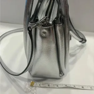 Karl Lagerfeld Paris Silver Crossbody / Shoulder Bag NWT thumbnail 4