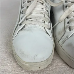 Blackstone White RL90 Low Top‎ Sneaker with Silver Accents thumbnail 3