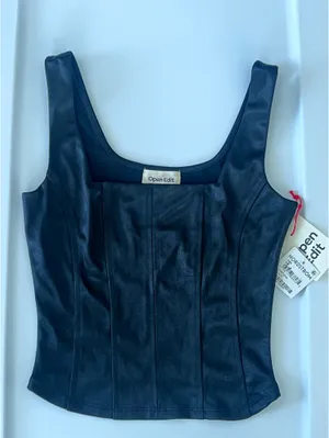 Open Edit satin corset  thumbnail 1