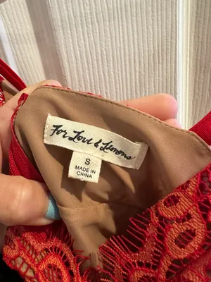 For Love & Lemons Red Dress thumbnail 3