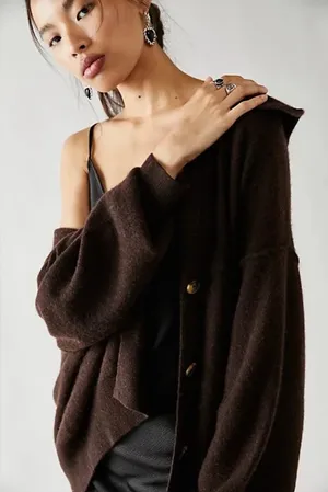 Free People Swim Too Deep Cashmere Cardi size S thumbnail 1