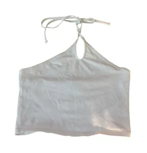 Sunday best White Cropped Halter Top Size S thumbnail 1