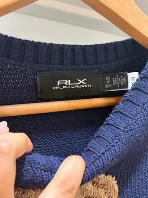 RLX Ralph Lauren Knit Bear Sweater XS thumbnail 5