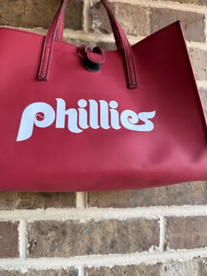 Custom made Philadelphia Phillies Mini Red Matte Hand Bag thumbnail 4