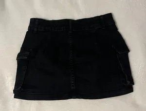 SheIn Black Cargo Mini Skirt thumbnail 3