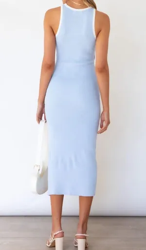 blue cut out dress Size M thumbnail 3