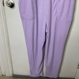 Torrid Sleep Terry Jumpsuit Size 2X Lavender Lounge thumbnail 8