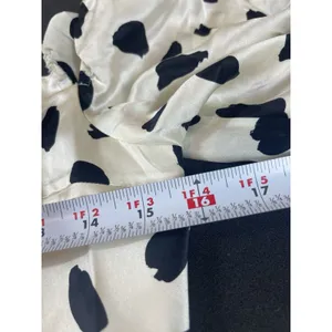 Reformation Abigale Top Silk Polka Dot Puff Sleeve Smocked Crop Size 10 NWT thumbnail 15