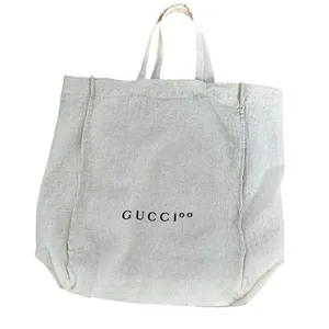 Gucci Cotton Canvas Reusable Tote Bag Dustbag thumbnail 2