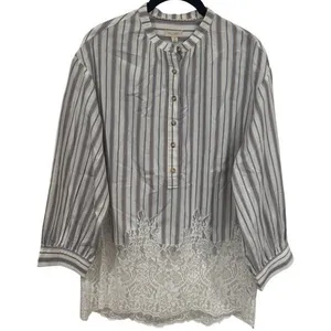 Pilcro Anthropologie Lacey Tunic Coastal Travel Cottagecore Feminine Dainty XS thumbnail 3