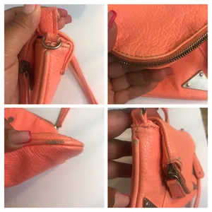 Free People small crossbody coral color thumbnail 6