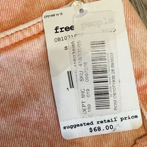 Free People We The Free Women’s Pink Orang Shorts Cutoff Size 28 NWT thumbnail 6