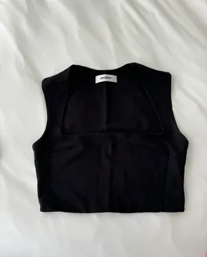 Danielle Guizio Black Celestial Stretch Top thumbnail 3