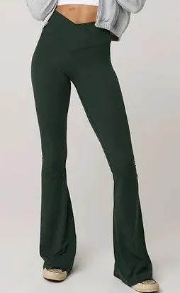 Aerie Crossover Flare Leggings thumbnail 1