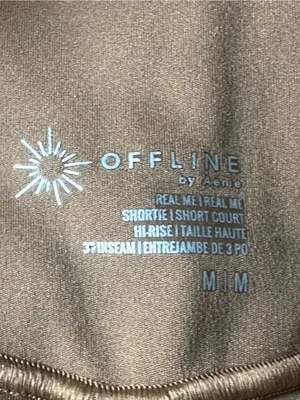 OFFLINE by Aerie Real Me Super Shortie Shorts Size Medium thumbnail 4