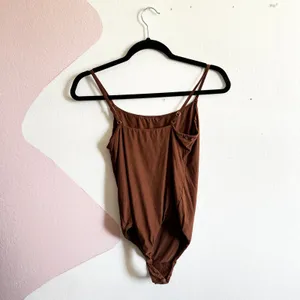 Aerie‎ Smoothez Bodysuit Womens Large Brown Smooth Buttery Soft thumbnail 2