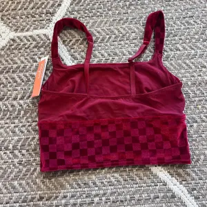 Target Colsie checkered red bralette size Small thumbnail 2