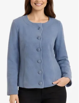 Pendleton Vintage 100% wool scalloped button front blazer XL thumbnail 1