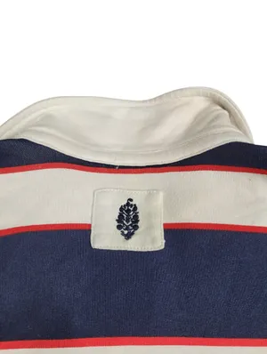 Free People Work It Out Printed Rugby Striped Pullover Sweatshirt Sz S thumbnail 15